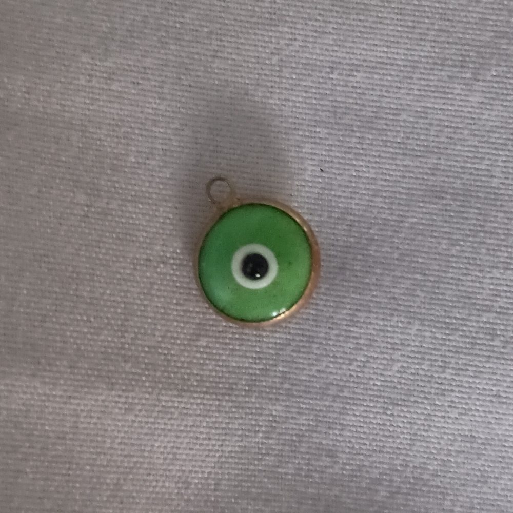 3/$10 🌟 Green Evil Eye Pendant Greek Greece Protection